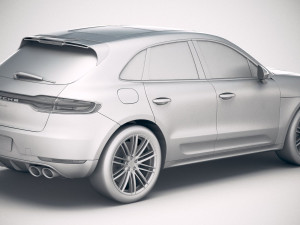 Porsche Macan Turbo 2019 Modello 3D