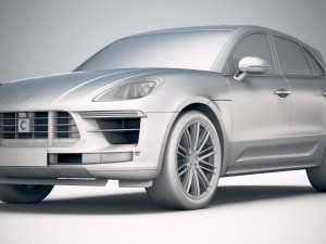 Porsche Macan Turbo 2019 Modello 3D