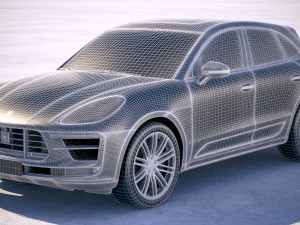 Porsche Macan Turbo 2019 Modello 3D