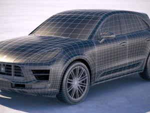 Porsche Macan Turbo 2019 Modello 3D