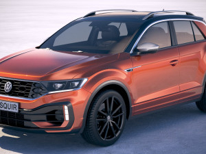 Volkswagen T-Roc R 2020 3D Model