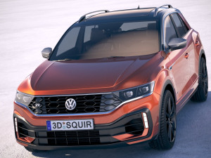 Volkswagen T-Roc R 2020 3D Model