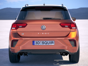 Volkswagen T-Roc R 2020 3D Model