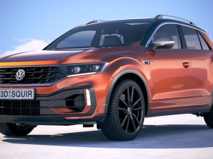 Volkswagen T-Roc R 2020 3D Model