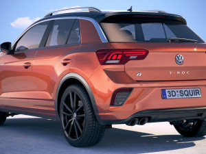 Volkswagen T-Roc R 2020 3D Model