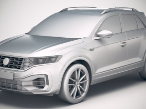 Volkswagen T-Roc R 2020 3D Model