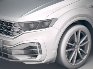 Volkswagen T-Roc R 2020 3D Model