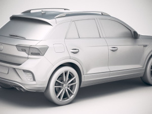 Volkswagen T-Roc R 2020 3D Model