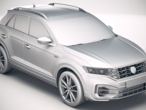 Volkswagen T-Roc R 2020 3D Model