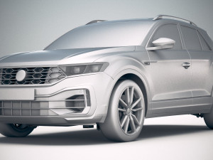 Volkswagen T-Roc R 2020 3D Model