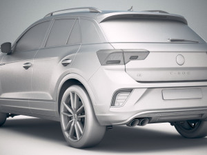 Volkswagen T-Roc R 2020 3D Model