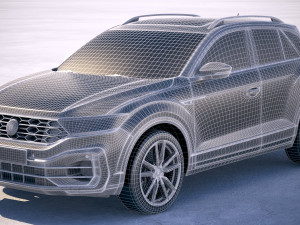 Volkswagen T-Roc R 2020 3D Model