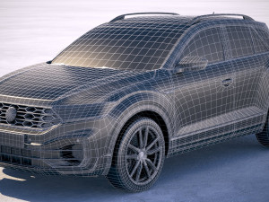 Volkswagen T-Roc R 2020 3D Model