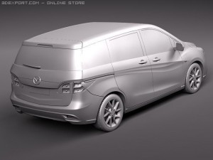 Mazda 5 3D 模型