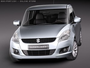 Suzuki Swift 2011 3D Model
