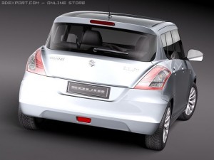 Suzuki Swift 2011 3D Model