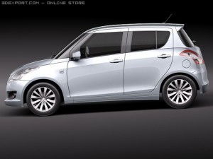 Suzuki Swift 2011 3D Model
