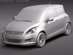 Suzuki Swift 2011 3D Model
