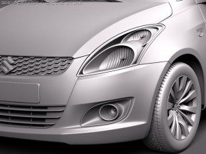 Suzuki Swift 2011 3D Model
