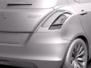 Suzuki Swift 2011 3D Model
