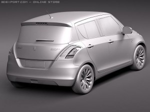 Suzuki Swift 2011 3D Model