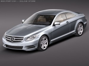 Mercedes-Benz CL 2011 3D Model