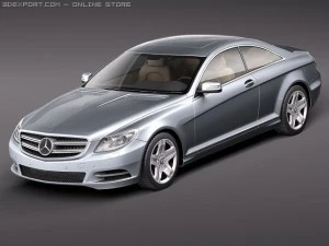 Mercedes-Benz CL 2011 Modelo 3D