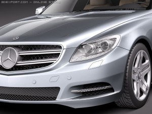 Mercedes-Benz CL 2011 3D Model