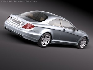 Mercedes-Benz CL 2011 3D Model