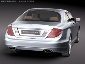 Mercedes-Benz CL 2011 3D Model