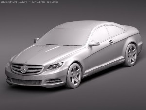 Mercedes-Benz CL 2011 3D Model