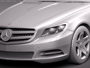 Mercedes-Benz CL 2011 3D Model