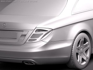 Mercedes-Benz CL 2011 3D Model