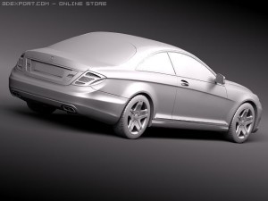 Mercedes-Benz CL 2011 3D Model