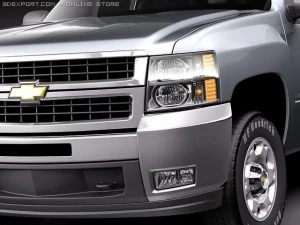 Chevrolet Silverado 2500hd Crew Cab 3D Model