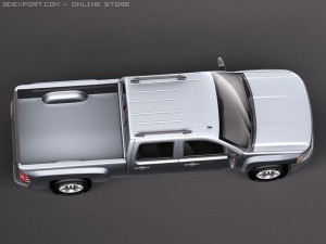 Chevrolet Silverado 2500hd Crew Cab 3D मॉडल