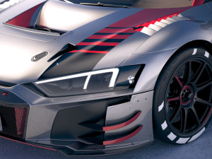 Audi R8 LMS GT3 2020 3D-Modell