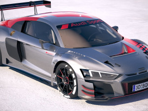 Audi R8 LMS GT3 2020 3D-Modell