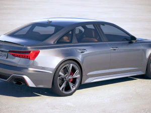 Audi RS6 Sedan 2020 3D Model