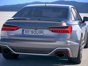 Audi RS6 Sedan 2020 3D Model