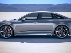 Audi RS6 Sedan 2020 3D Model