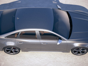 Audi RS6 Sedan 2020 Model 3D