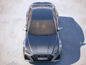 Audi RS6 Sedan 2020 3D Model