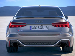 Audi RS6 Sedan 2020 3D Model