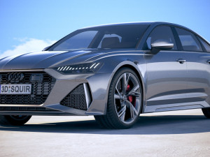 Audi RS6 Sedan 2020 Model 3D