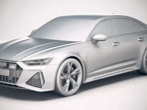 Audi RS6 Sedan 2020 Model 3D