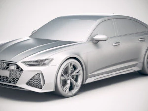 Audi RS6 Sedan 2020 3D Model