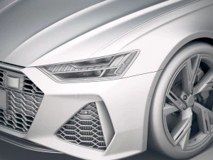 Audi RS6 Sedan 2020 3D Model