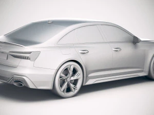 Audi RS6 Sedan 2020 3D Model