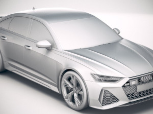 Audi RS6 Sedan 2020 Model 3D